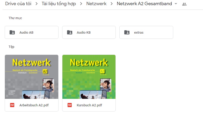 Download giáo trình tiếng Đức Netzwerk đầy đủ A1-B1 kèm Audio